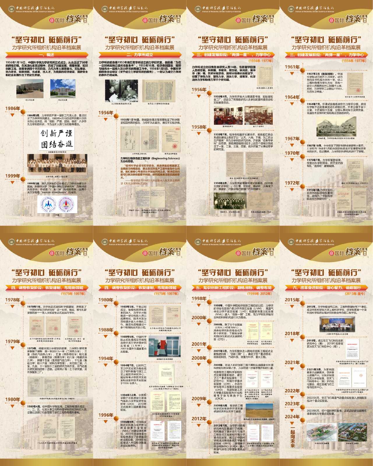 坚守初心 砥砺前行——力学研究所组织机构沿革档案展